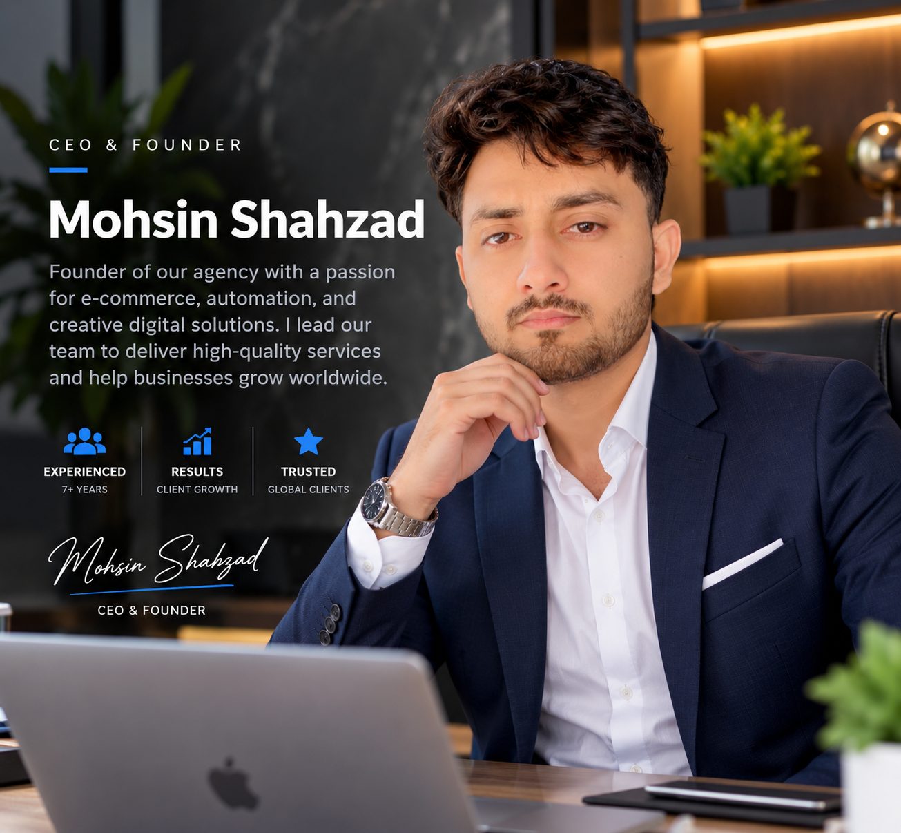 Mohsin Shahzad, Founder & CEO of Seller Build